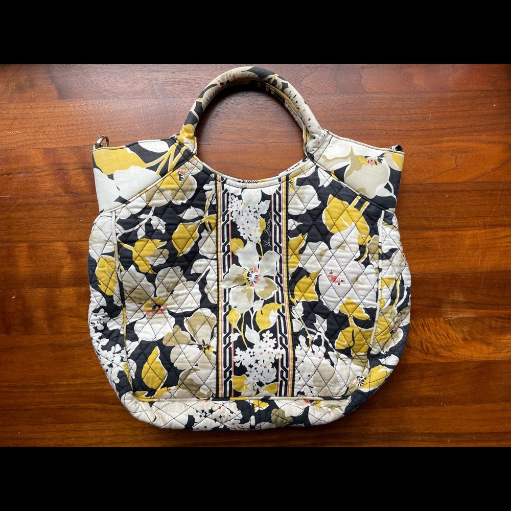 Vera Bradley yellow and black purse.